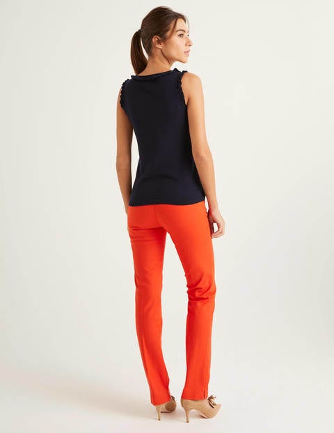 Chicester Frill Knitted Tank - Navy Chicester Frill Knitted Tank - Navy