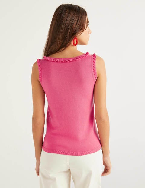 Chichester Stricktop mit Rüschen - Helles Pink Chichester Stricktop mit Rüschen - Helles Pink