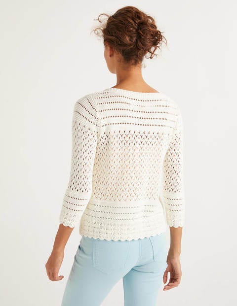 Danby Pointelle Sweater - Ivory Danby Pointelle Sweater - Ivory