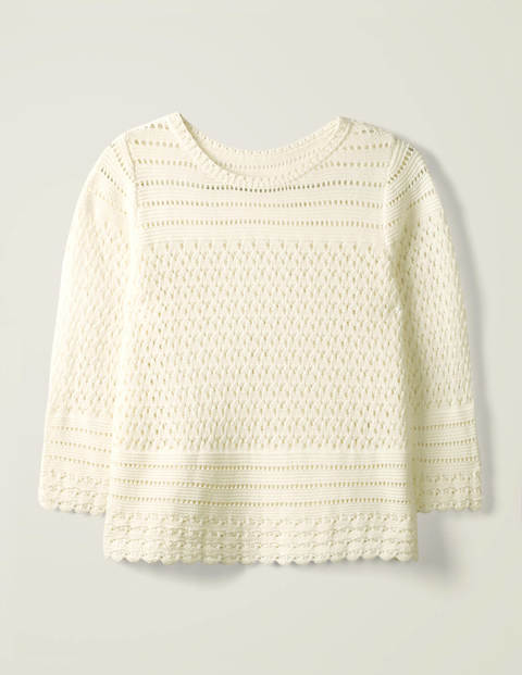 Danby Pointelle Sweater - Ivory Danby Pointelle Sweater - Ivory