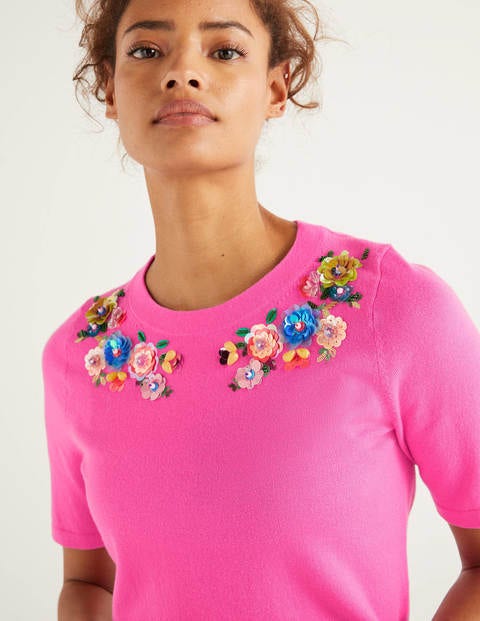 T-shirt Gowrie à ornements - Rose pop T-shirt Gowrie à ornements - Rose pop