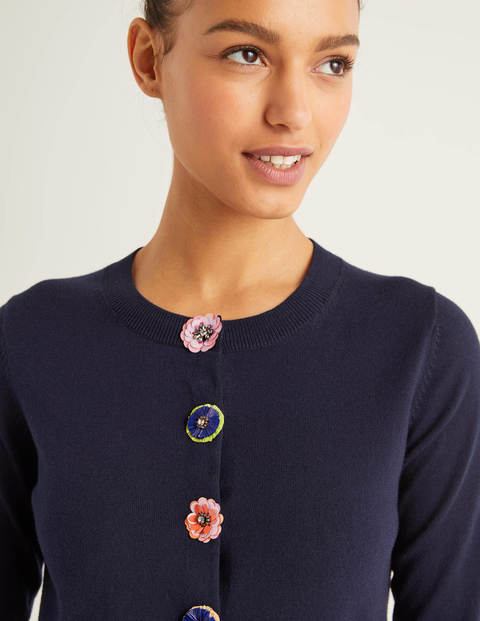 Gowrie Verzierter Cardigan - Navy Gowrie Verzierter Cardigan - Navy