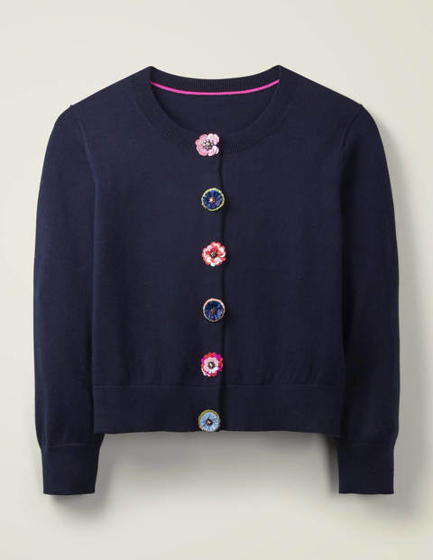 Gowrie Verzierter Cardigan - Navy Gowrie Verzierter Cardigan - Navy