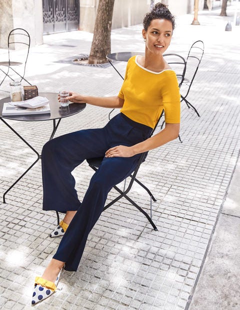 Bewdley Square Neck Jumper - Tuscan Sun Bewdley Square Neck Jumper - Tuscan Sun