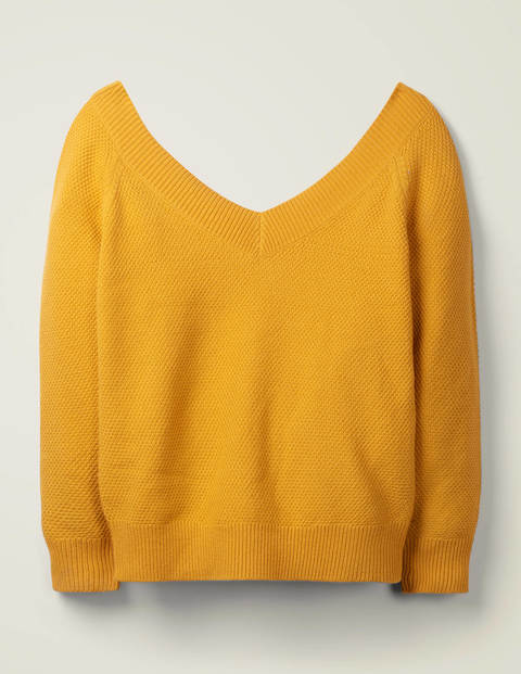 Pull Bristol texturé en coton - Soleil toscan Pull Bristol texturé en coton - Soleil toscan