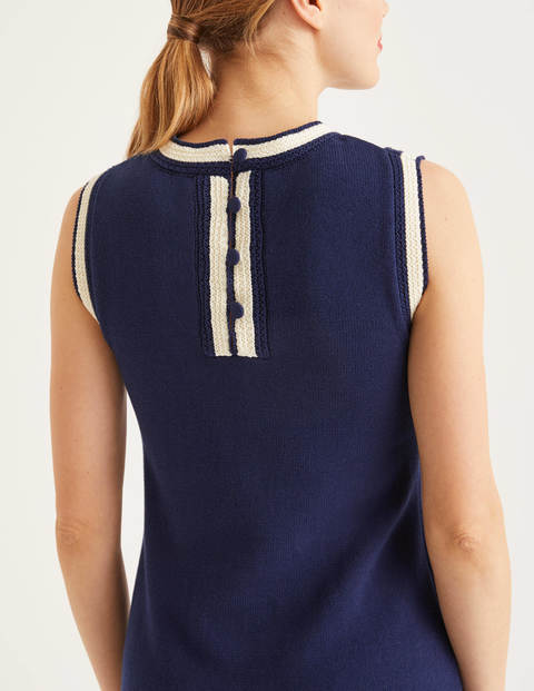 Mira Stitch Dress - Navy Mira Stitch Dress - Navy