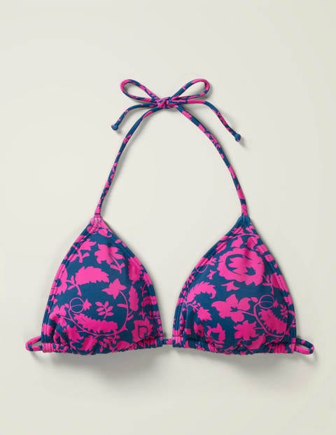 String Bikini Top - Pop Pansy, Tropical Retreat String Bikini Top - Pop Pansy, Tropical Retreat