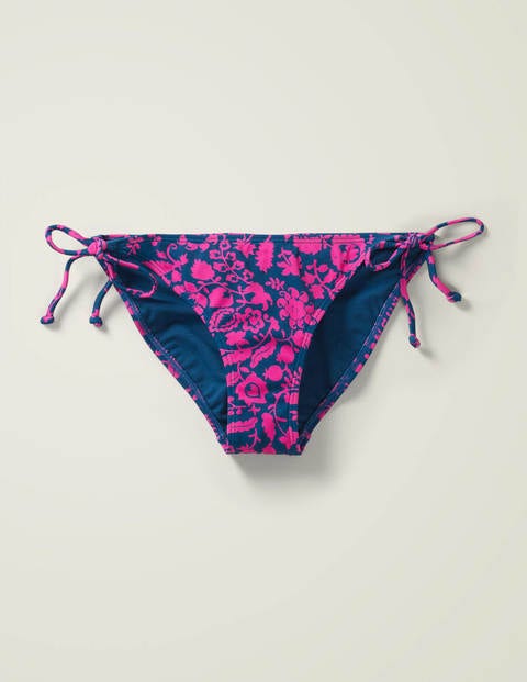 String Bikini Bottoms - Pop Pansy, Tropical Retreat String Bikini Bottoms - Pop Pansy, Tropical Retreat