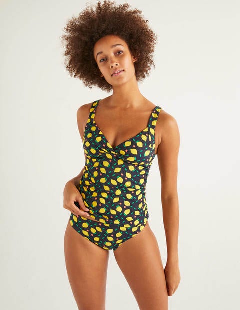 Bikini Bottoms - Navy, Lemon Fruit Bikini Bottoms - Navy, Lemon Fruit