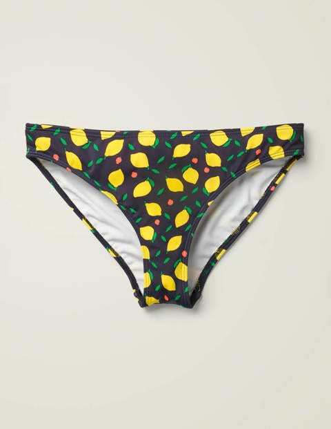 Bikini Bottoms - Navy, Lemon Fruit Bikini Bottoms - Navy, Lemon Fruit