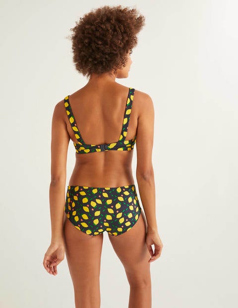 Bikini-Shorts - Navy, Zitronen Bikini-Shorts - Navy, Zitronen