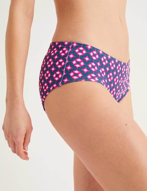 Bikini Shorts - Vibrant Teal, Diamond Drop Bikini Shorts - Vibrant Teal, Diamond Drop