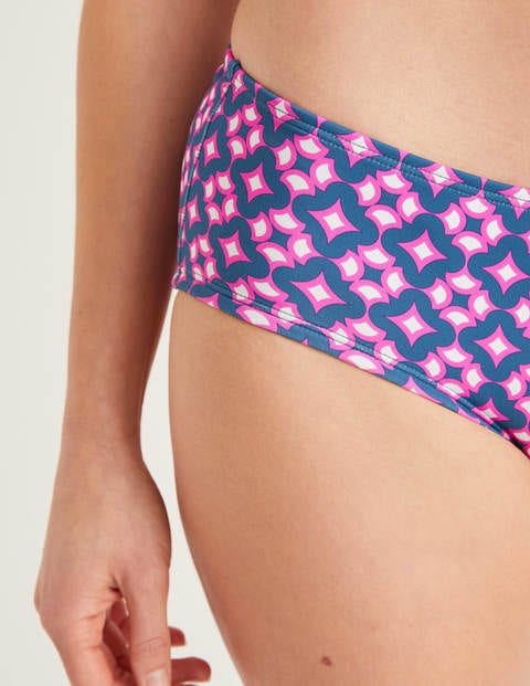Bikini Shorts - Vibrant Teal, Diamond Drop Bikini Shorts - Vibrant Teal, Diamond Drop