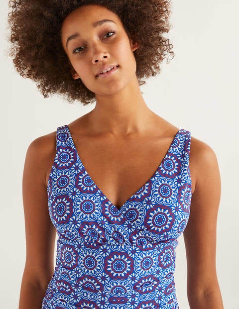 Talamanca Swimsuit - Bold Blue, Sun Tile Talamanca Swimsuit - Bold Blue, Sun Tile
