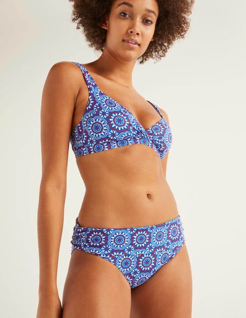 Eze Fold Over Bottoms - Bold Blue, Sun Tile Eze Fold Over Bottoms - Bold Blue, Sun Tile