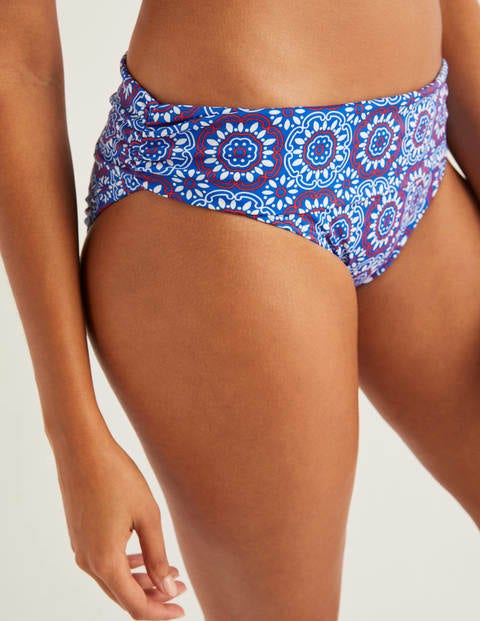 Eze Fold Over Bottoms - Bold Blue, Sun Tile Eze Fold Over Bottoms - Bold Blue, Sun Tile