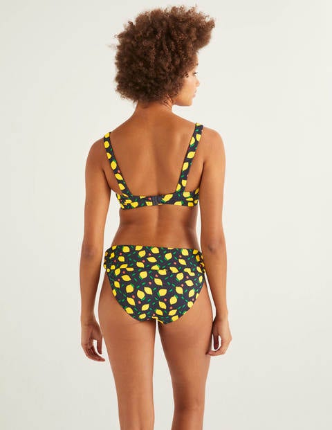 Eze Fold Over Bottoms - Navy, Lemon Fruit Eze Fold Over Bottoms - Navy, Lemon Fruit