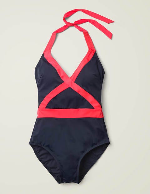 Kefalonia Swimsuit - Navy/Shocking Red Kefalonia Swimsuit - Navy/Shocking Red