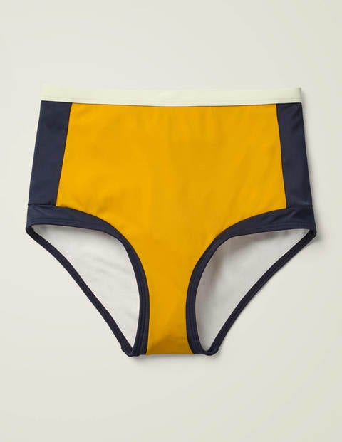Santorini High Bikini Bottoms - Ginger Colourblock Santorini High Bikini Bottoms - Ginger Colourblock