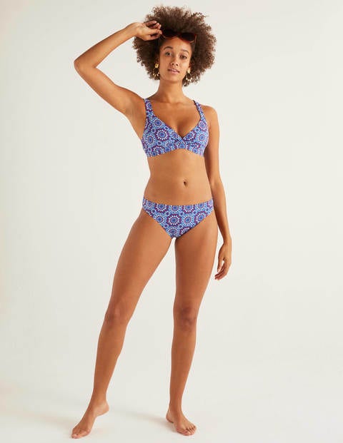 Talamanca Bikini Top - Bold Blue, Sun Tile Talamanca Bikini Top - Bold Blue, Sun Tile
