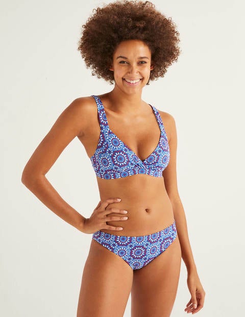 Talamanca Bikini Top - Bold Blue, Sun Tile Talamanca Bikini Top - Bold Blue, Sun Tile