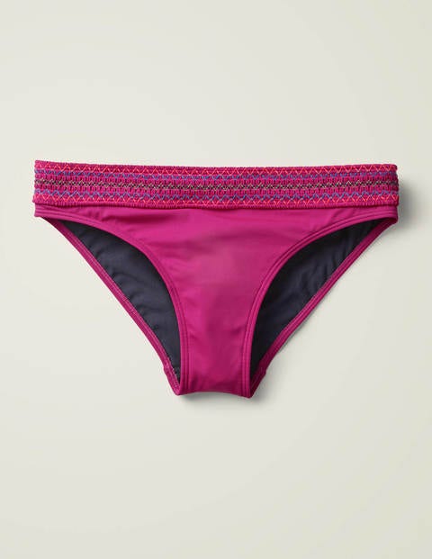 Bas de bikini Como brodé - Baie brillante Bas de bikini Como brodé - Baie brillante