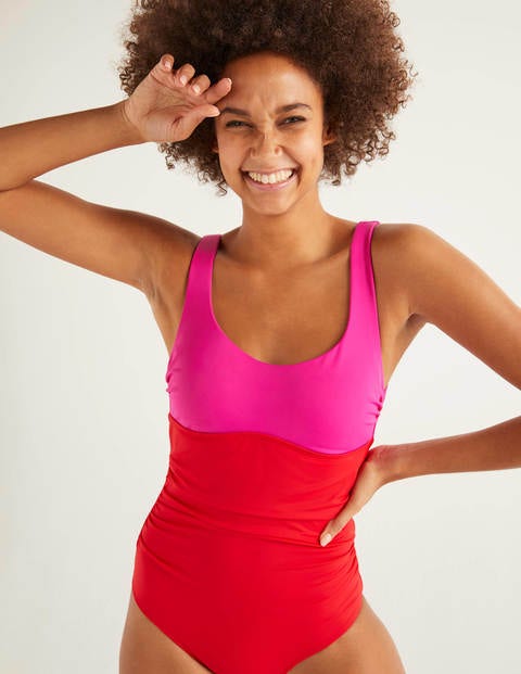 Maillot de bain Antibes - Colourblock piment Maillot de bain Antibes - Colourblock piment