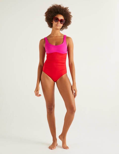 Maillot de bain Antibes - Colourblock piment Maillot de bain Antibes - Colourblock piment
