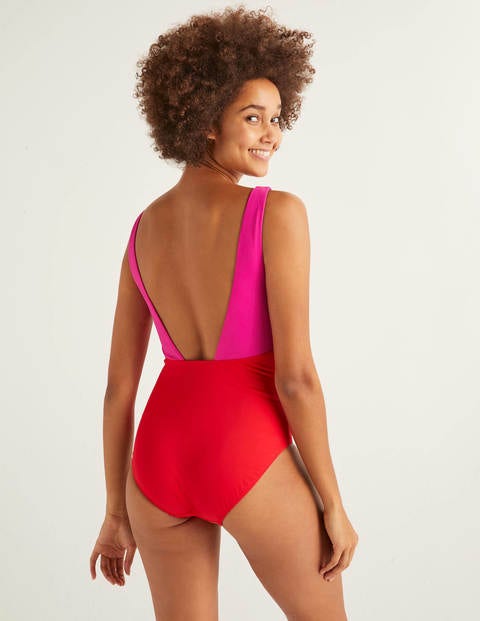 Maillot de bain Antibes - Colourblock piment Maillot de bain Antibes - Colourblock piment