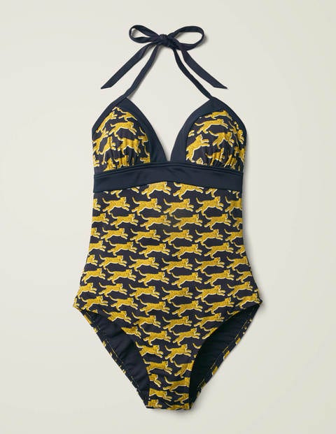 Patmos Swimsuit - Navy, Spotted Cheetah Patmos Swimsuit - Navy, Spotted Cheetah