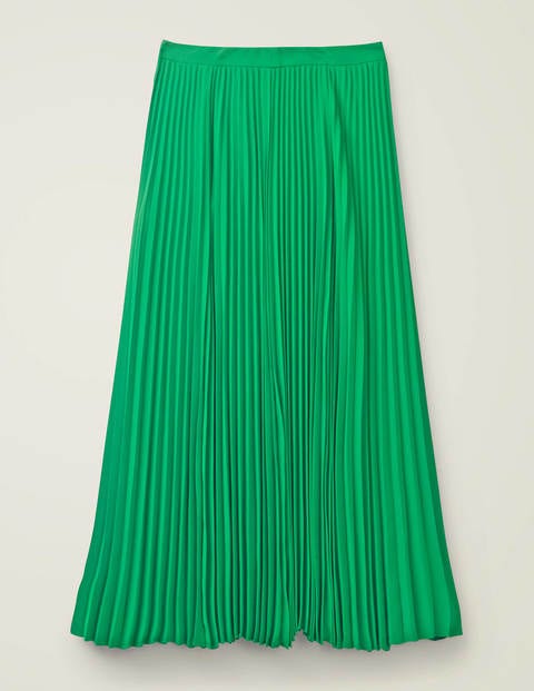 Kristen Pleated Skirt - Rich Emerald Kristen Pleated Skirt - Rich Emerald