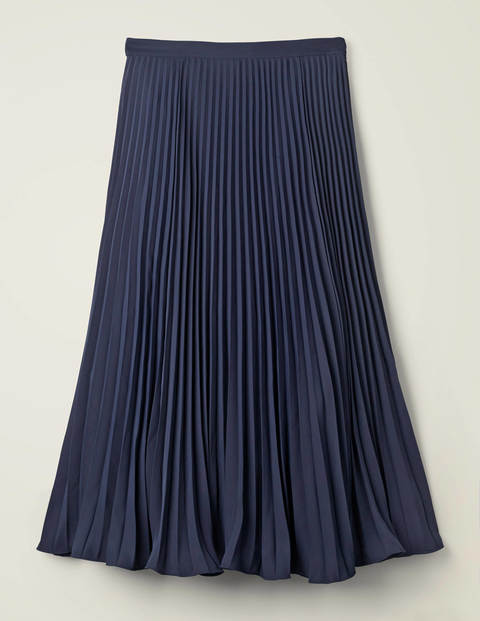 Kristen Pleated Skirt - Navy Kristen Pleated Skirt - Navy