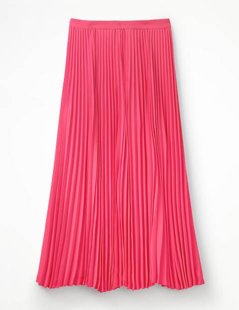 Kristen Pleated Skirt - Bright Camellia Kristen Pleated Skirt - Bright Camellia