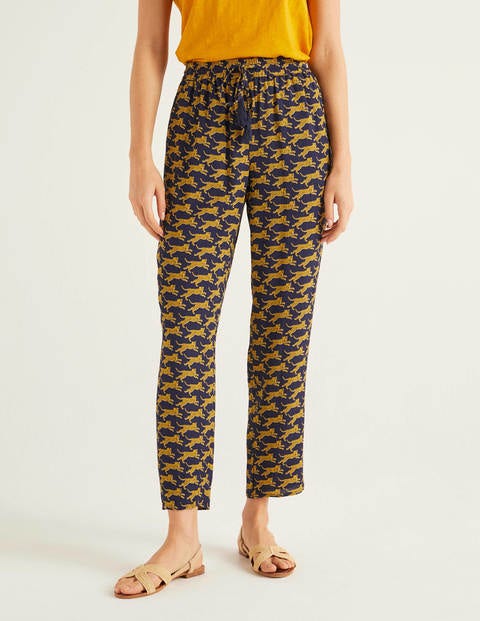 Bembridge Hose - Navy, Verstreute Geparden Bembridge Hose - Navy, Verstreute Geparden