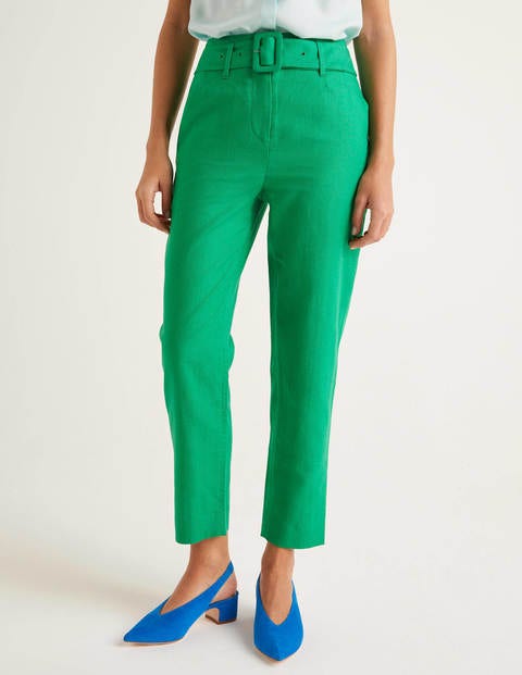 Holkham Hose mit Gürtel - Sattes Smaragdgrün Holkham Hose mit Gürtel - Sattes Smaragdgrün