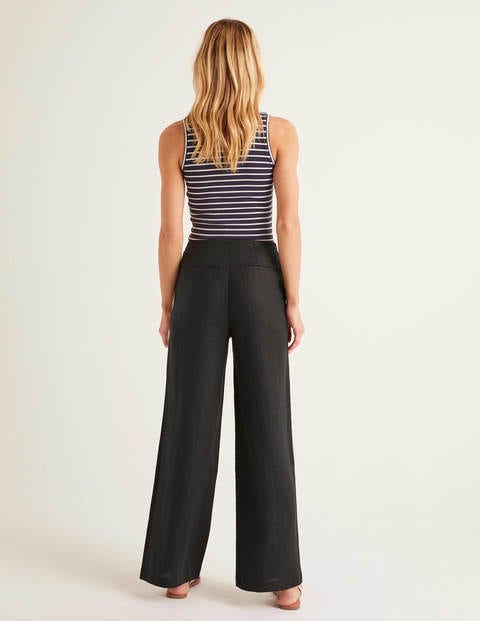 Falmouth Leinenhose - Schwarz Falmouth Leinenhose - Schwarz