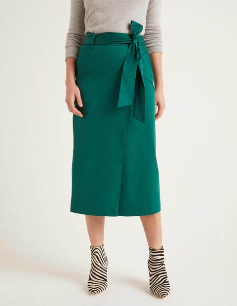 Pevensie Pencil Wrap Skirt - Forest Pevensie Pencil Wrap Skirt - Forest