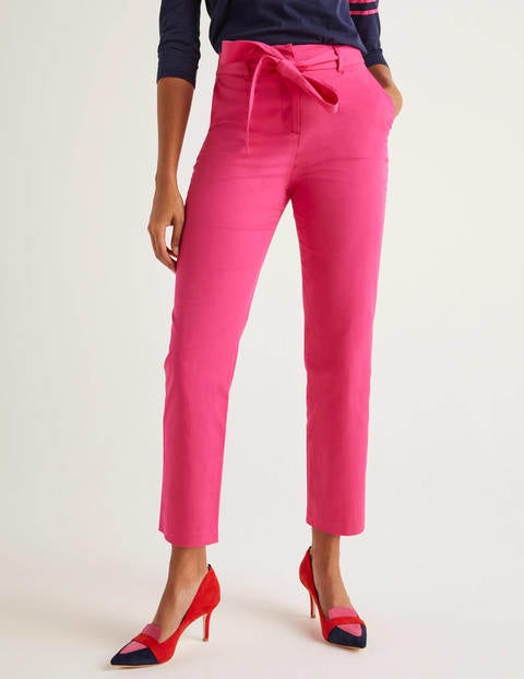 Pantalon Highbury noué à la taille - Rose pop Pantalon Highbury noué à la taille - Rose pop