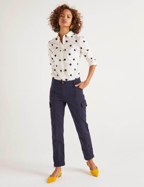 Walberswick Cargo Trousers - Navy Walberswick Cargo Trousers - Navy