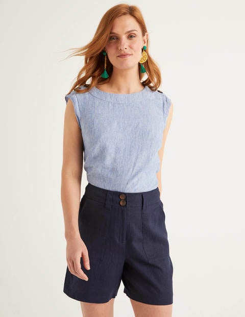 Filey Shorts Mit Taschennaht - Navy Filey Shorts Mit Taschennaht - Navy