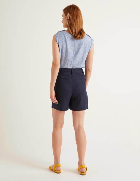 Filey Shorts Mit Taschennaht - Navy Filey Shorts Mit Taschennaht - Navy