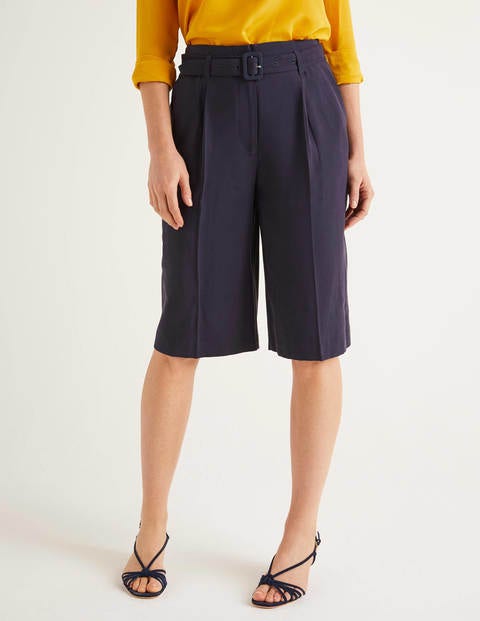Short à ceinture Hampton - Bleu marine Short à ceinture Hampton - Bleu marine