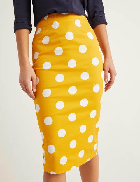 Chatterley Pencil Skirt - Tuscan Sun, Brand Spot Chatterley Pencil Skirt - Tuscan Sun, Brand Spot