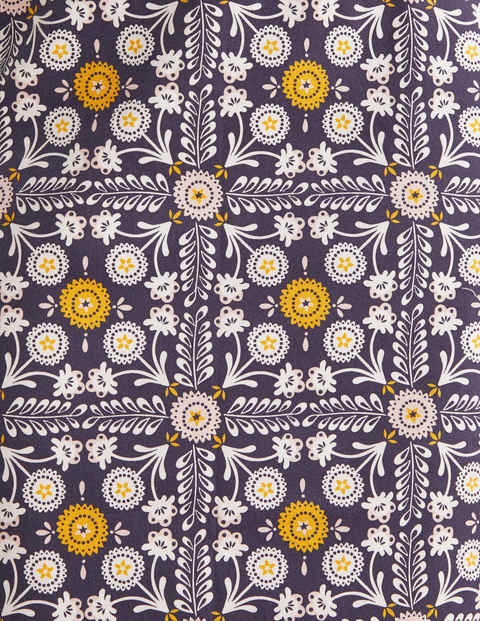 Chatterley Pencil Skirt - Navy, Trellis Tile Chatterley Pencil Skirt - Navy, Trellis Tile
