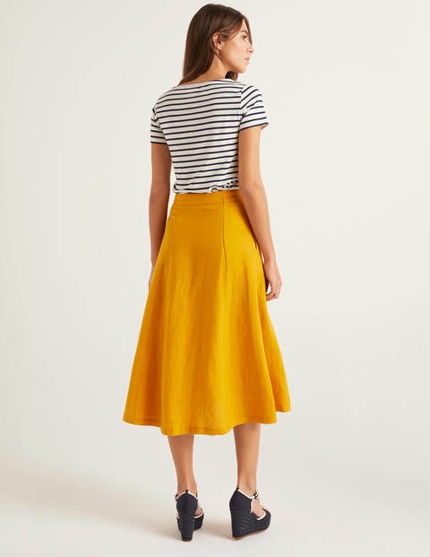 Radlett Linen Wrap Skirt - Tuscan Sun Radlett Linen Wrap Skirt - Tuscan Sun