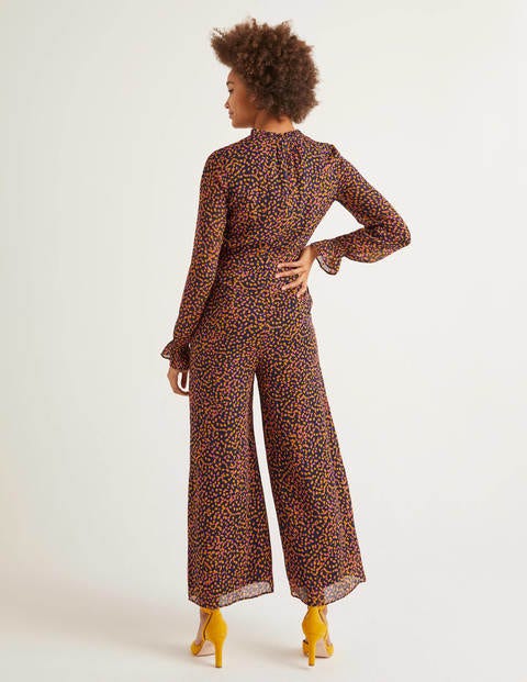 Sarah Frill Jumpsuit - Tuscan Sun Speckle Sarah Frill Jumpsuit - Tuscan Sun Speckle