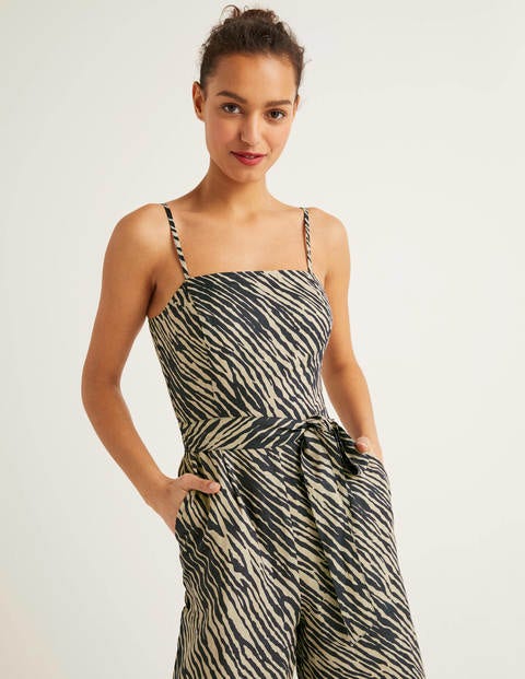 Combinaison Colette en lin - Motif animal Combinaison Colette en lin - Motif animal