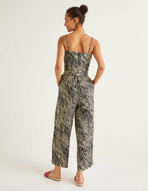 Combinaison Colette en lin - Motif animal Combinaison Colette en lin - Motif animal