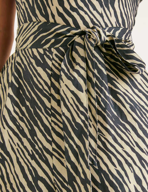 Colette Linen Jumpsuit - Animal Colette Linen Jumpsuit - Animal