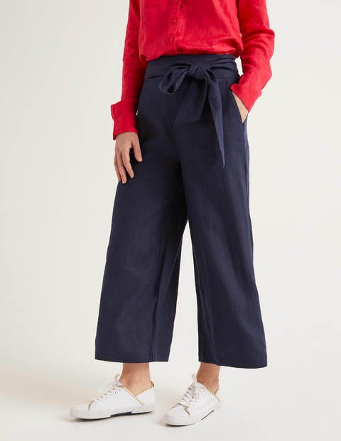 Weymouth Linen Pants - Navy Weymouth Linen Pants - Navy